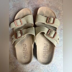Mad Love Tan Kids Sandals